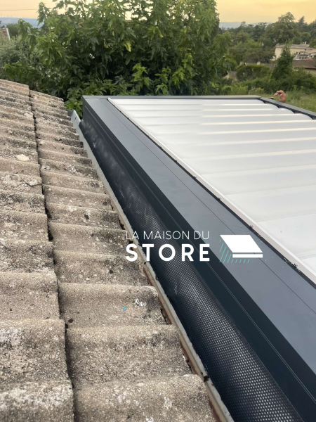 Conception d'une pergola bioclimatique en aluminium sur mesure à ANJOU 38150 proche de Vienne