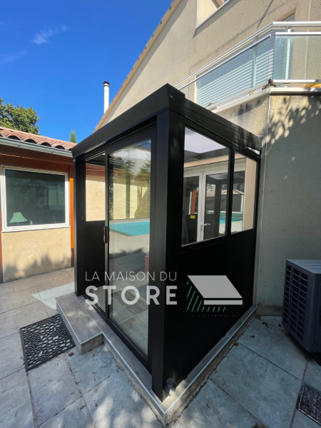 Sas d'entrée sur mesure en aluminium à Valence 26000