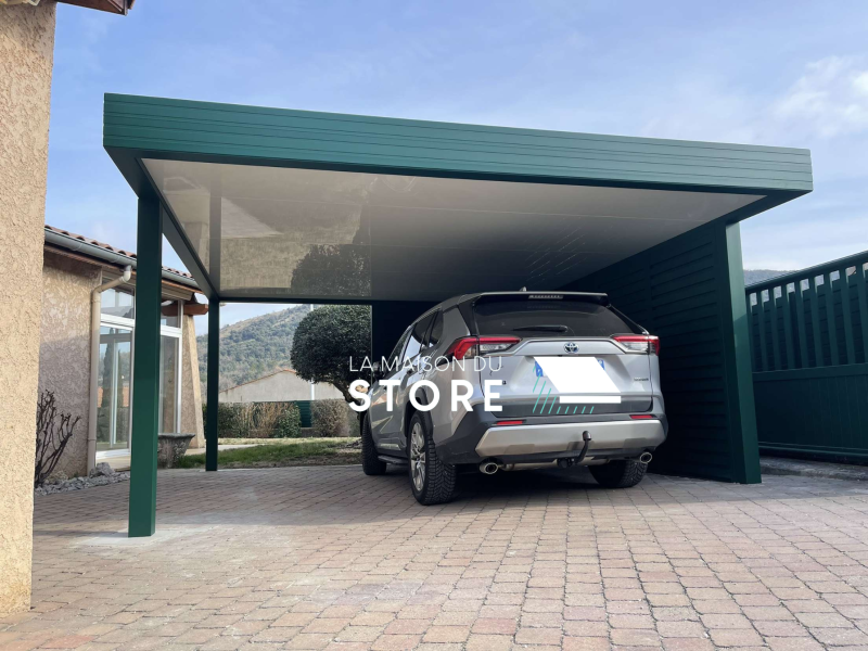 Installation d'un caport en aluminium à Saint-Péray 07130, en Ardèche