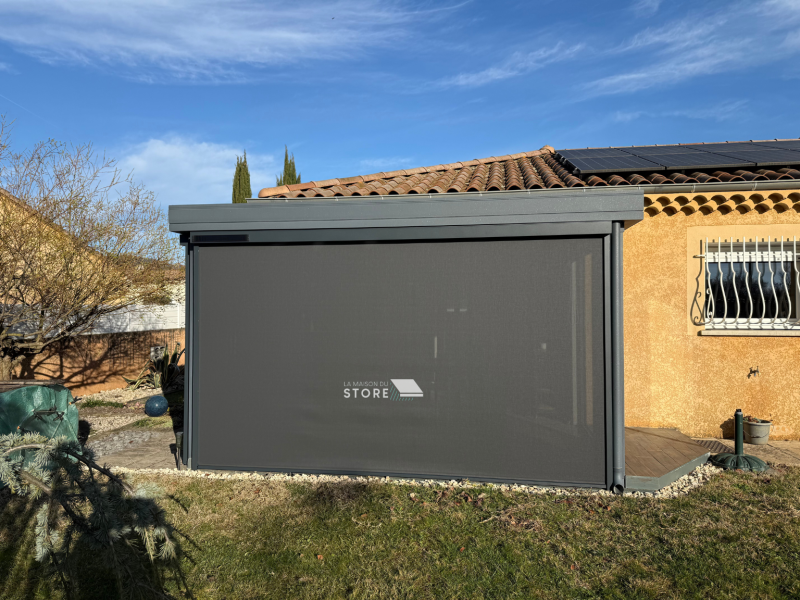 Pose de stores ZIP solaires à La Roche-de-Glun (26600)