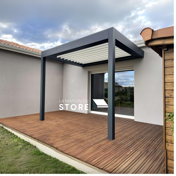 Installation d'une pergola bioclimatique en aluminium à Saint-Péray 07130