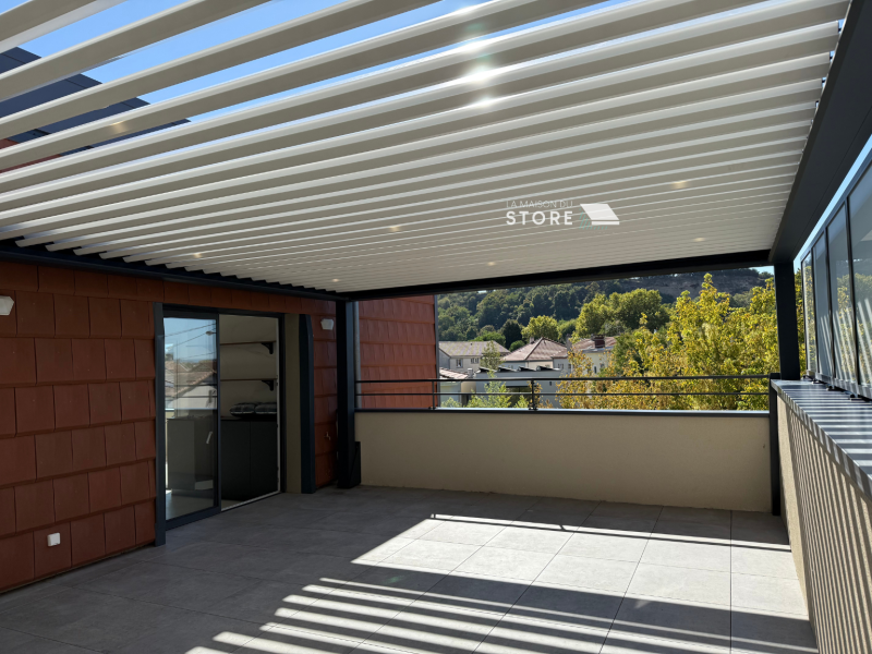 Pergola avec lames orientables à Valence 26000