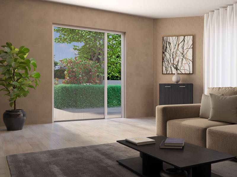 Moustiquaire latérale pour baie vitrée