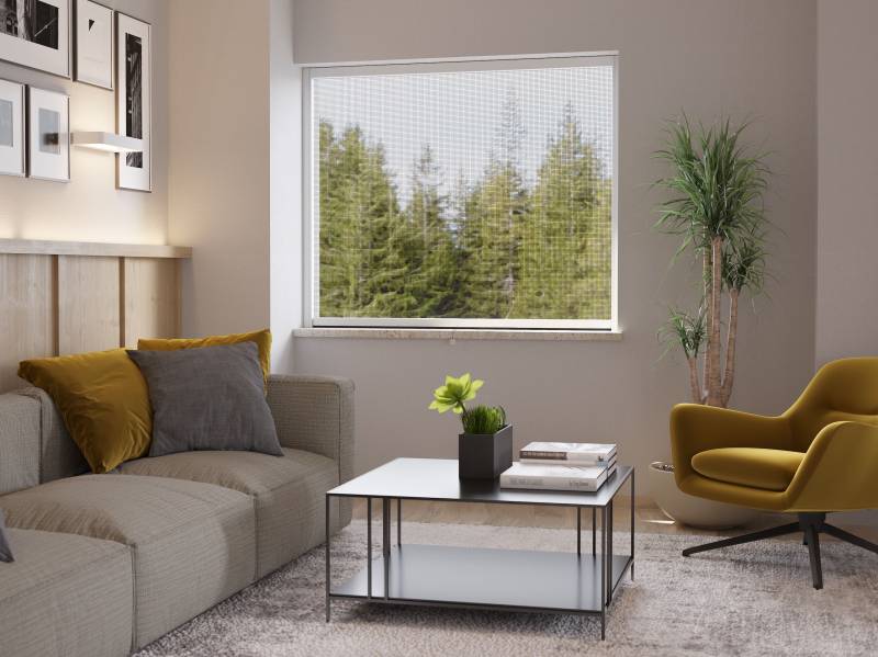 Moustiquaire enroulable pour fenêtre